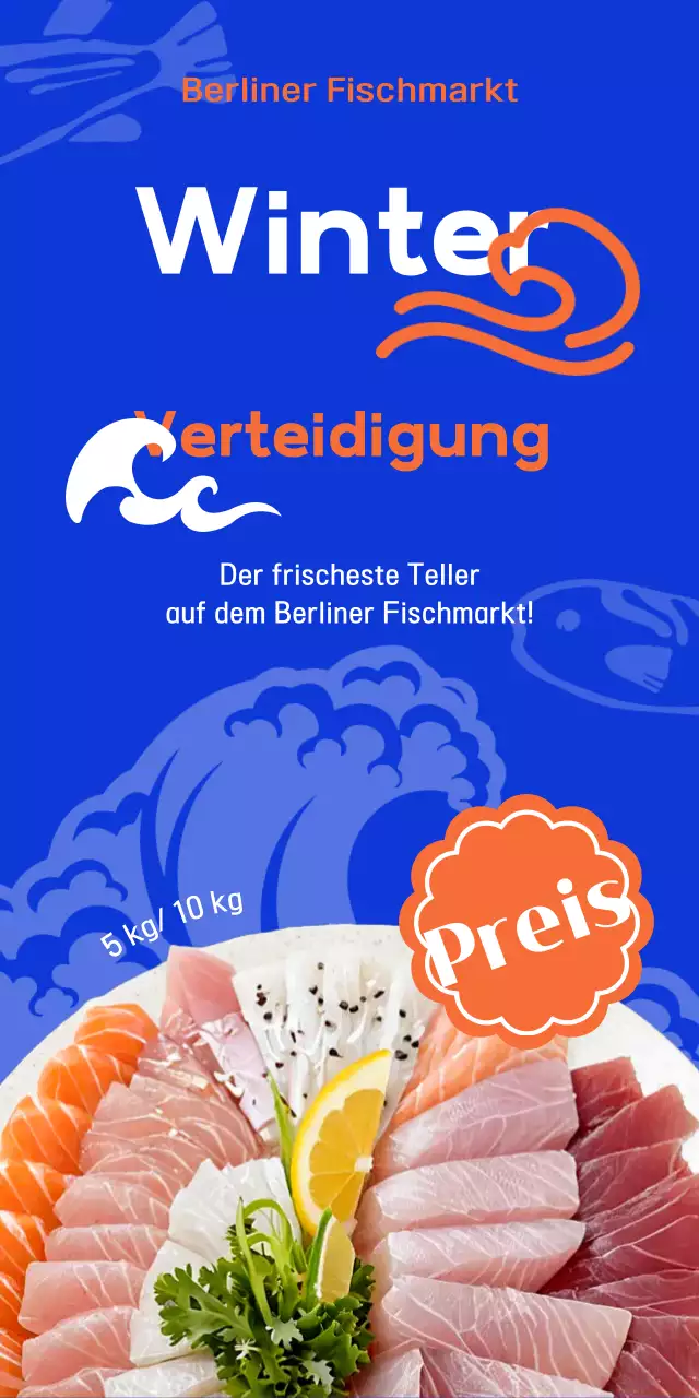 Anzeige der Gesellschaft für die Verteidigung der blauen Intensität