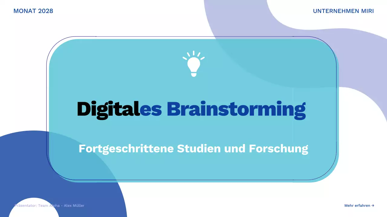 blue creative brainstorming guide