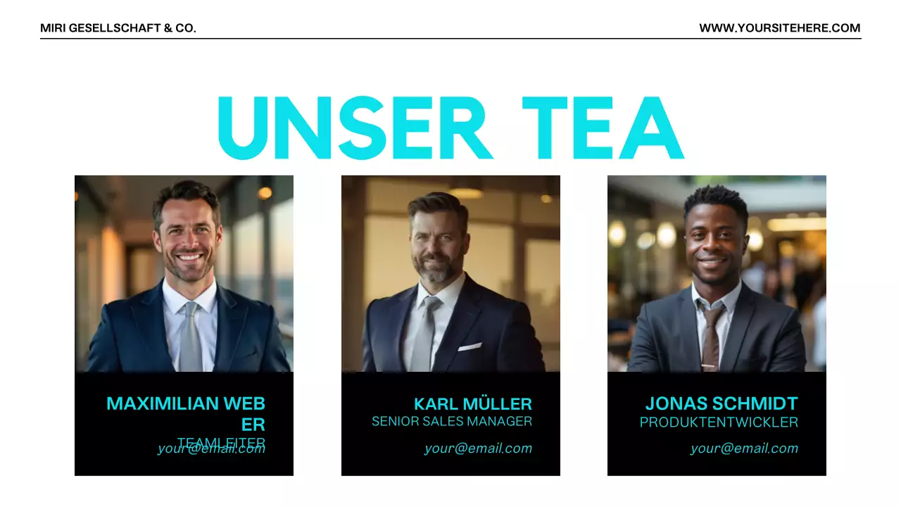 Moderne Projektvorschlags-Präsentation Orange Schwarz