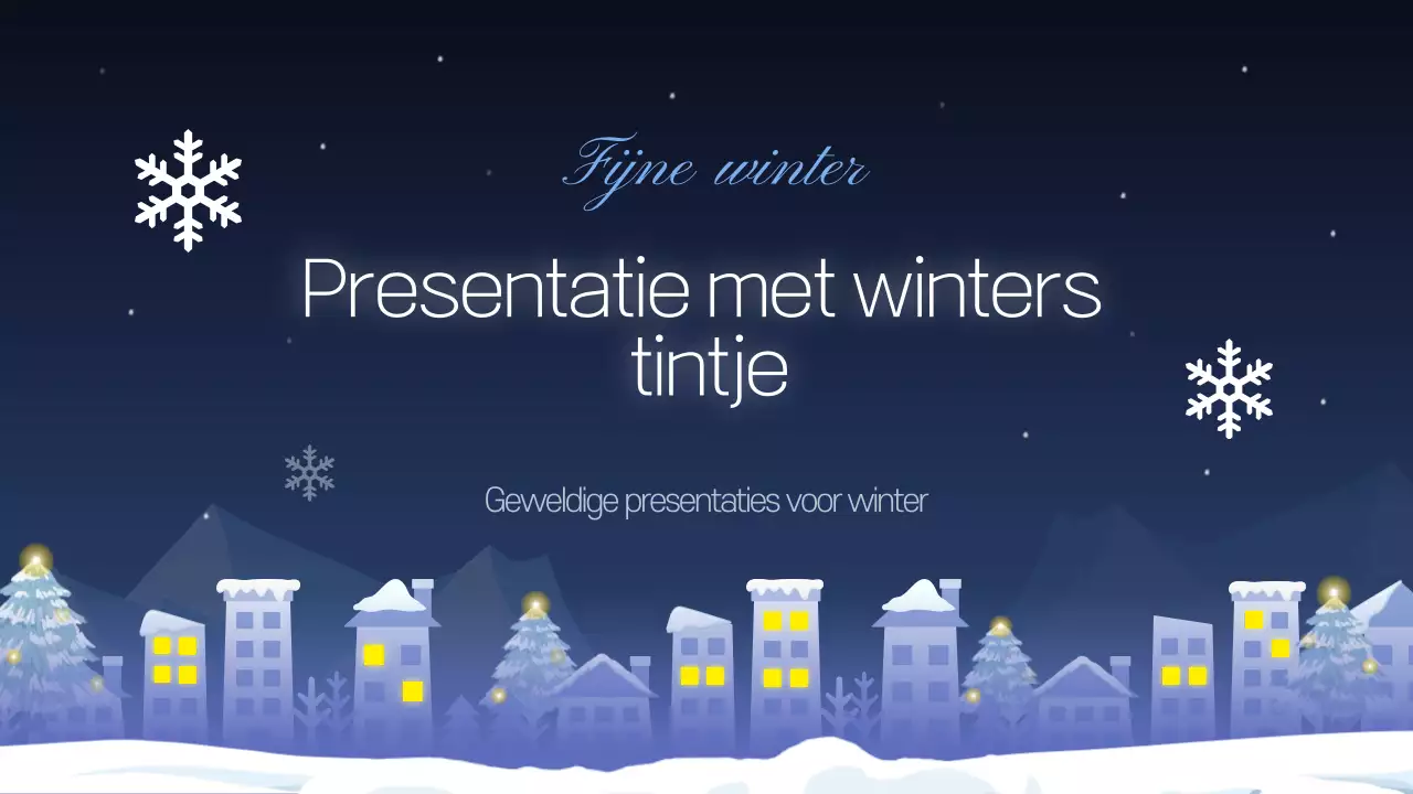 Een mooie presentatie in marineblauw en paars