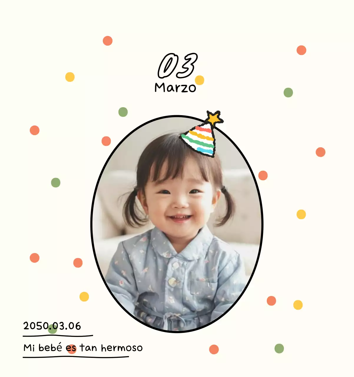 Bonito calendario con fotos de Año Nuevo