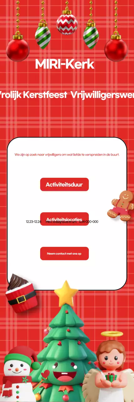 Rode Kerst vrijwilligersgids