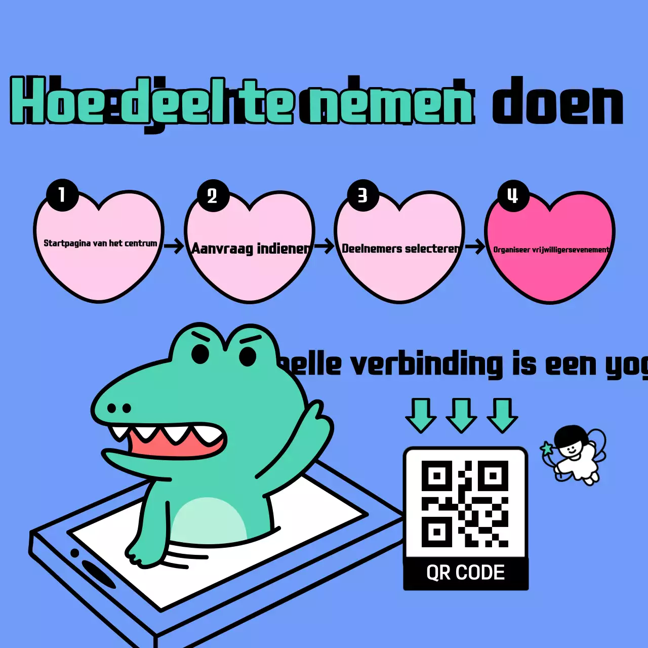 Roze vakantie vrijwilligerswerk