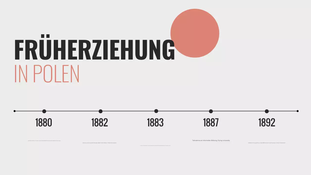 Erkundung des Lebens von Marie Curie Minimalistische Präsentation