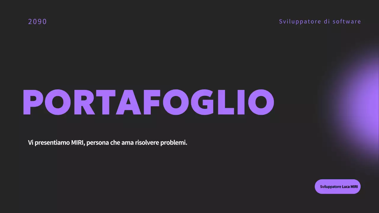 Presentazione del portafoglio minimalista Mauve