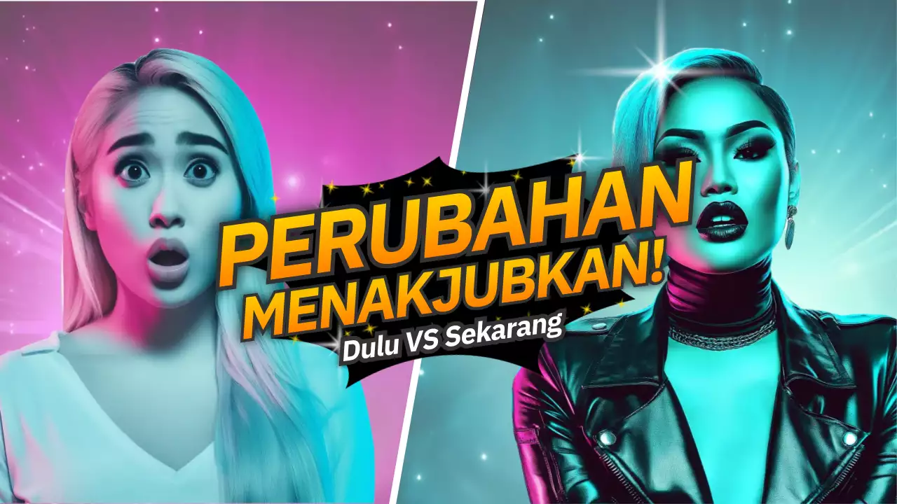 Pink Trendy Transformation Promotion YouTube Thumbnail