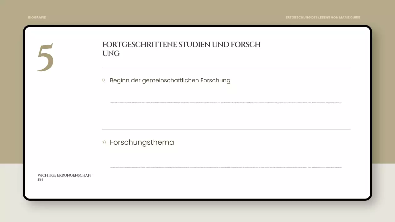 schwarze klassische biographie präsentation