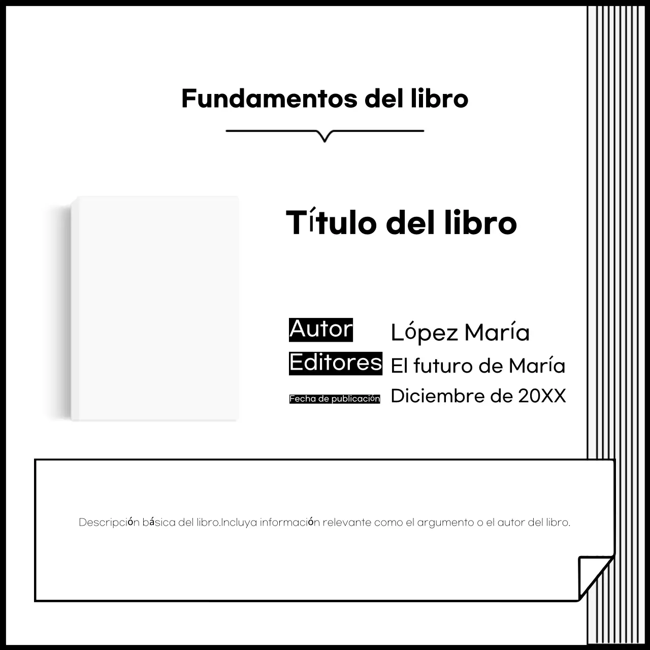 Promover la lectura simple en blanco y negro