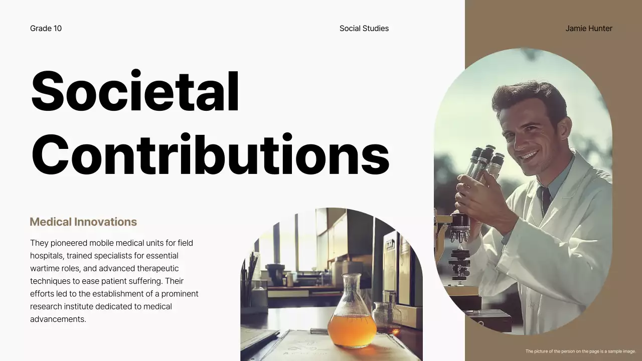 Beige Vintage History Course Presentation