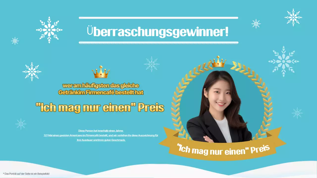 Hellblau Einfache Jahresendfeier