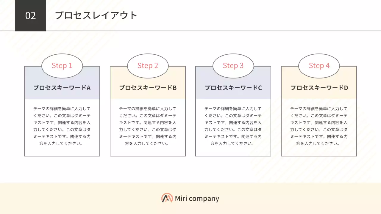 ベージュ シンプル セミナー プレゼンテーション