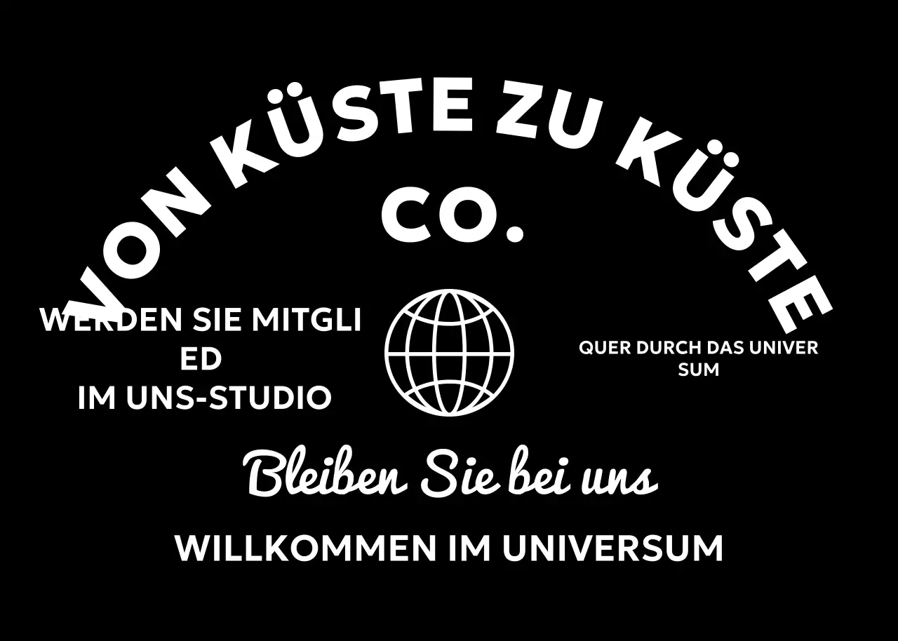 Schwarze Moderne Unternehmens-PR