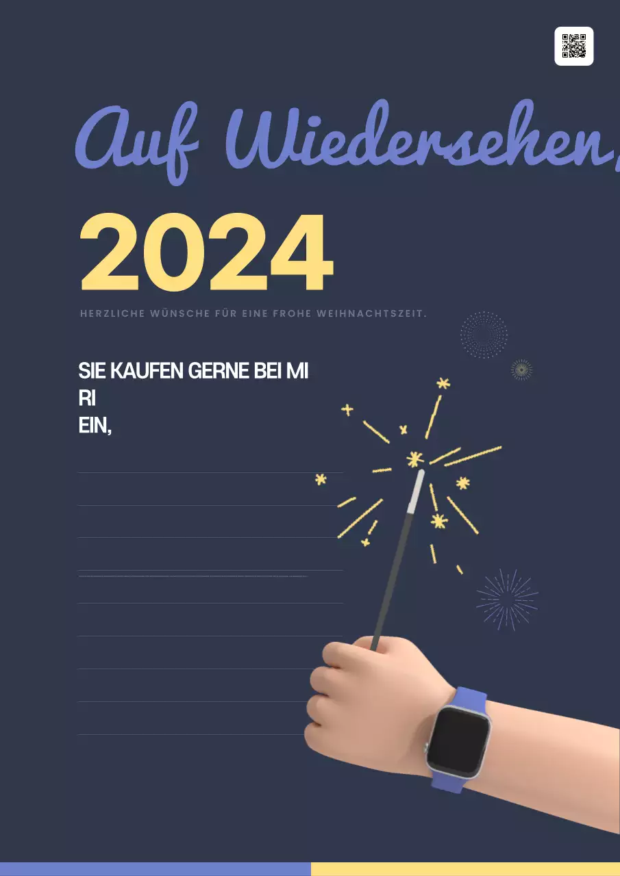 Navy Modern Urlaubsgrüße