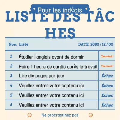 Bloc-notes de planification simple beige