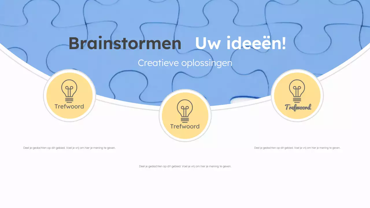 mint en roze moderne brainstormgids layout