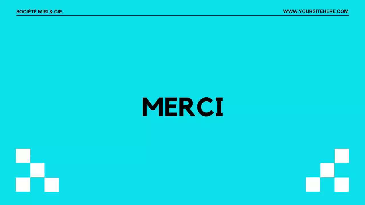 Présentation moderne d'une proposition de projet Orange Noir