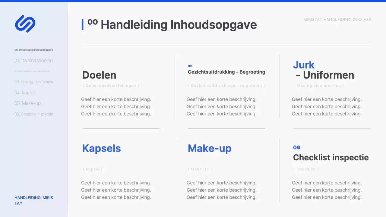Blue clean beleidsdocumentatie