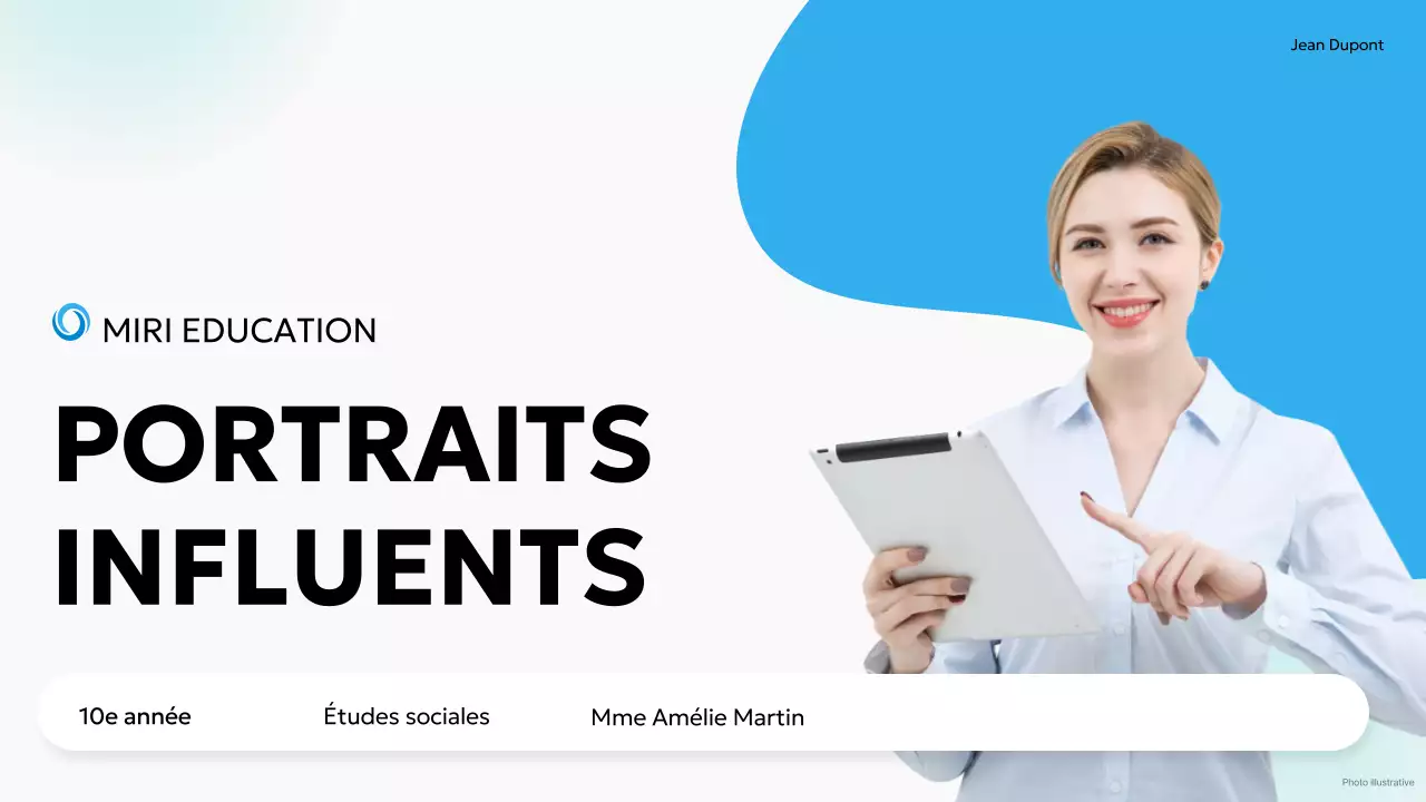 bleu éducation moderne biographie conférence