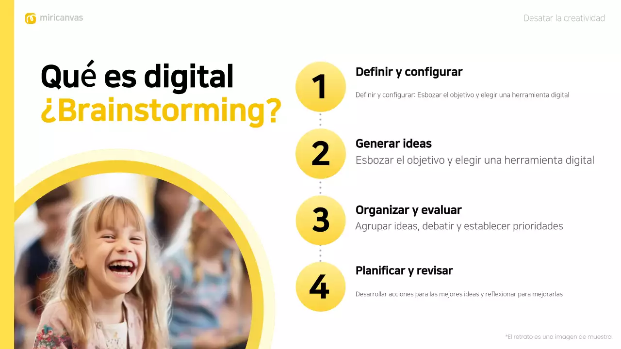 amarillo diseño moderno brainstorming