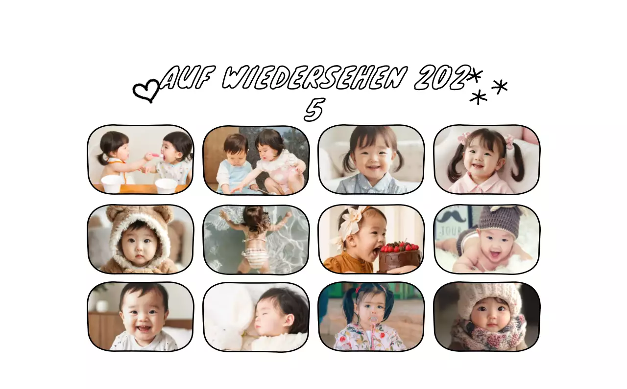 Niedliche Zeichnung Fotokalender