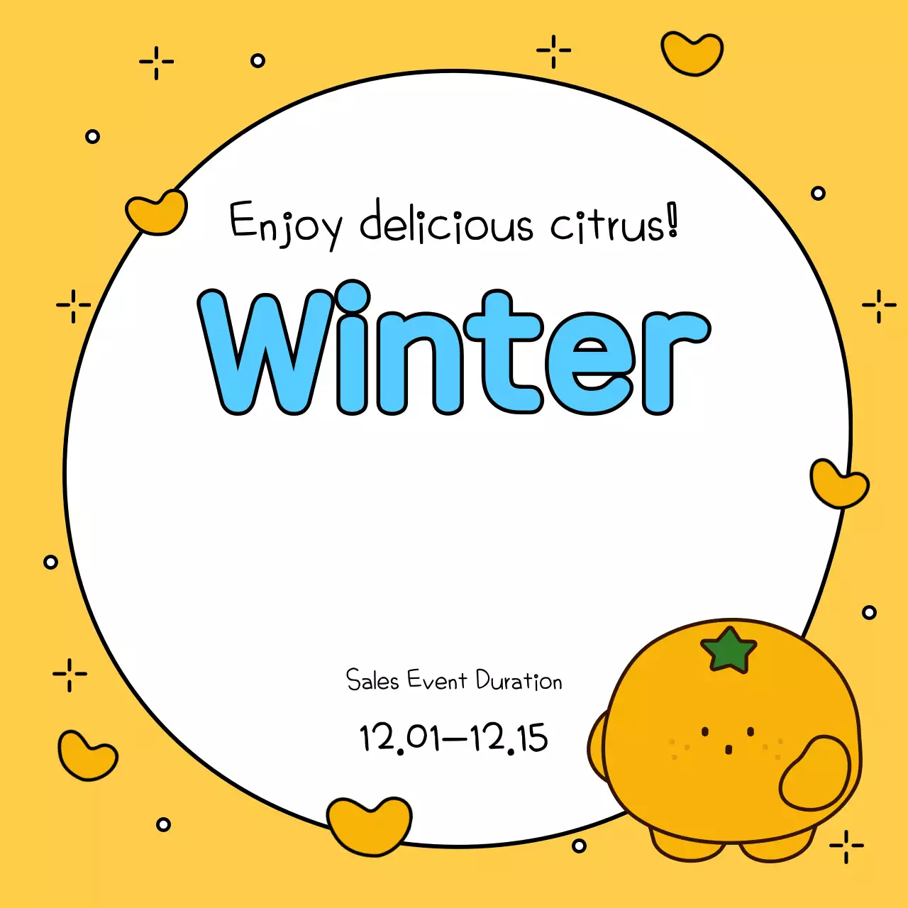 Promosi Jeruk Kuning Sederhana di Media Sosial