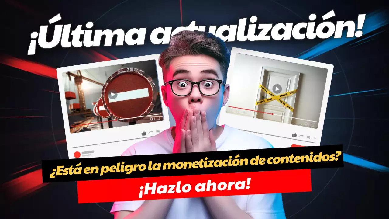 anuncio de actualización de contenidos de black modern