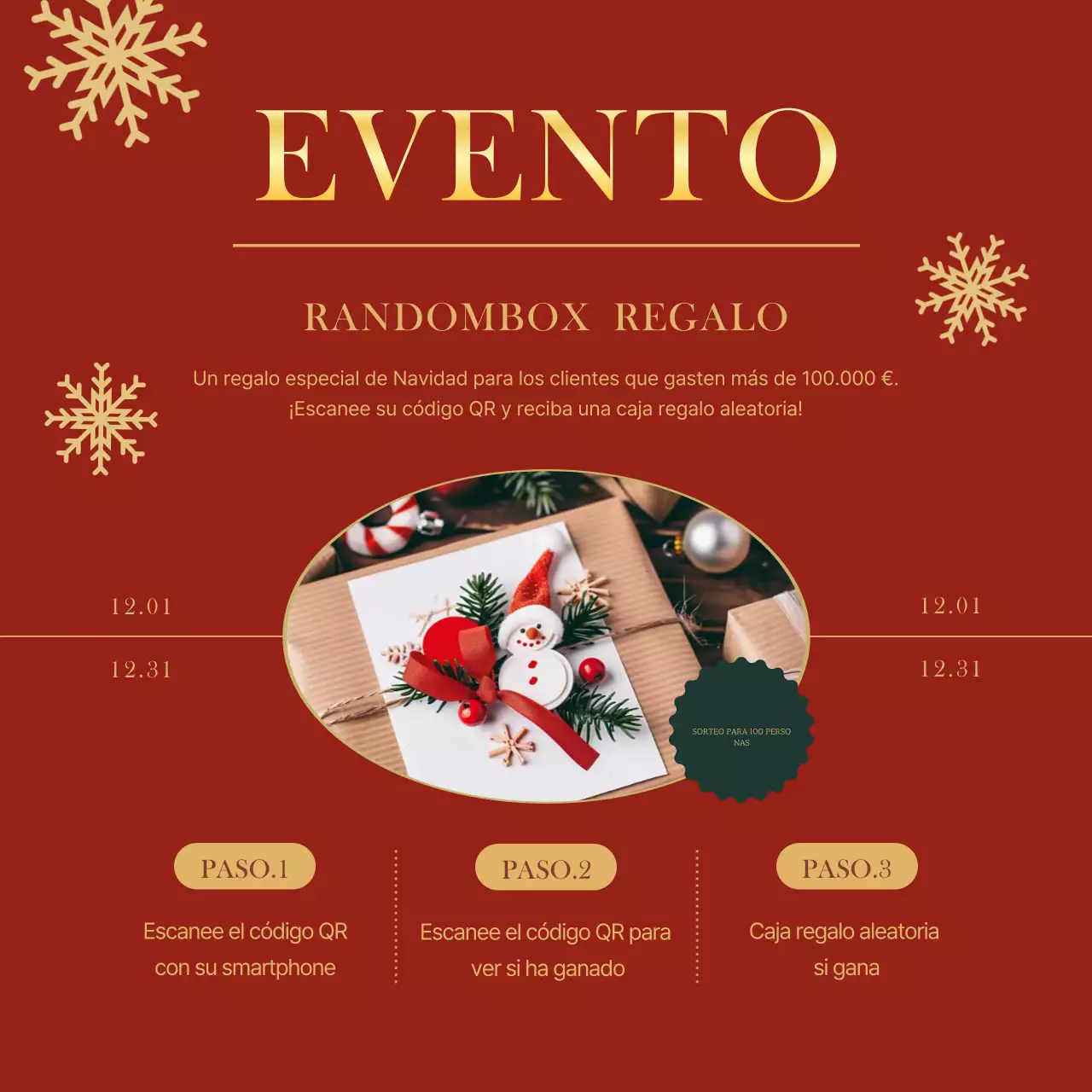 El clásico anuncio navideño en las redes sociales