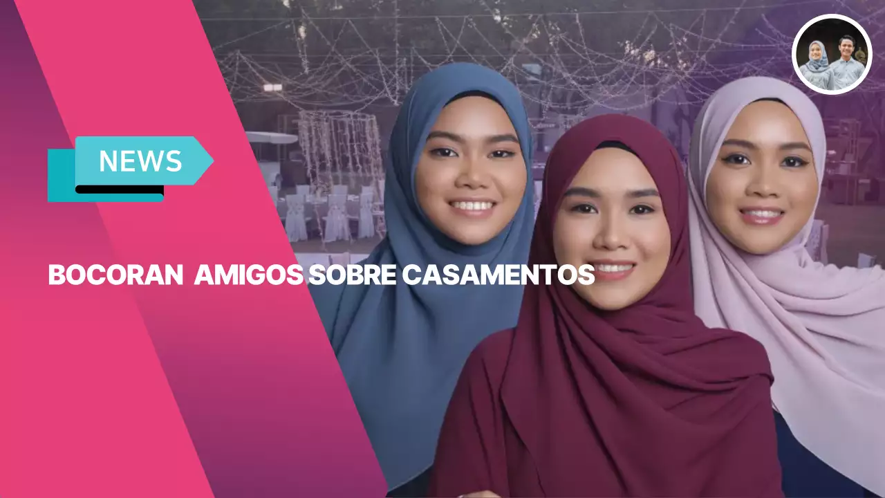 anúncio de casamento moderno cor-de-rosa