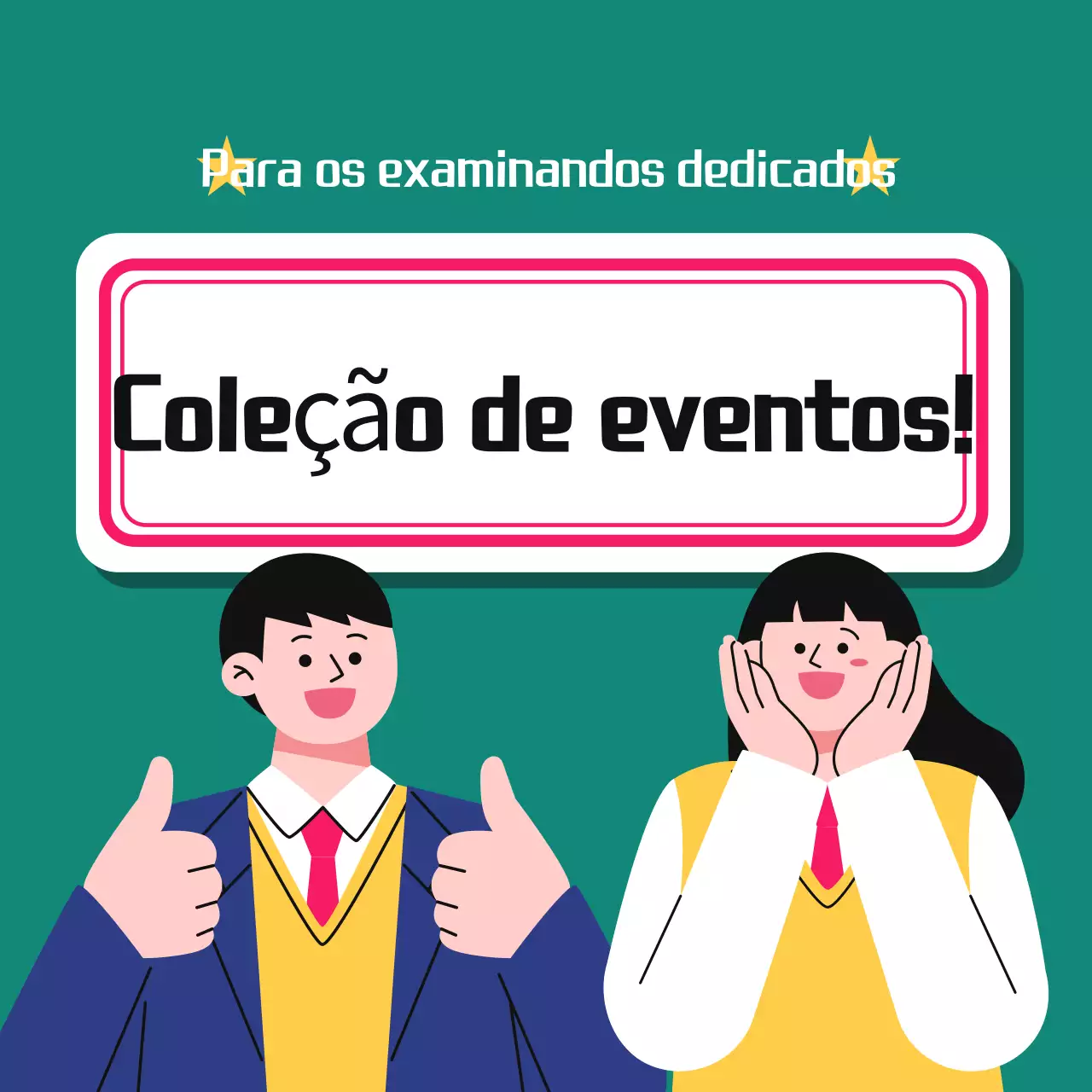 Resumo Anúncio de eventos para estudantes