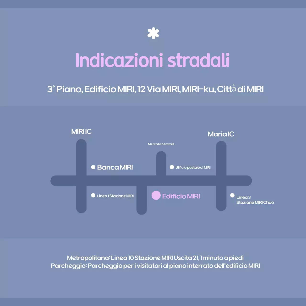 Annunci di conferenze moderne di colore azzurro