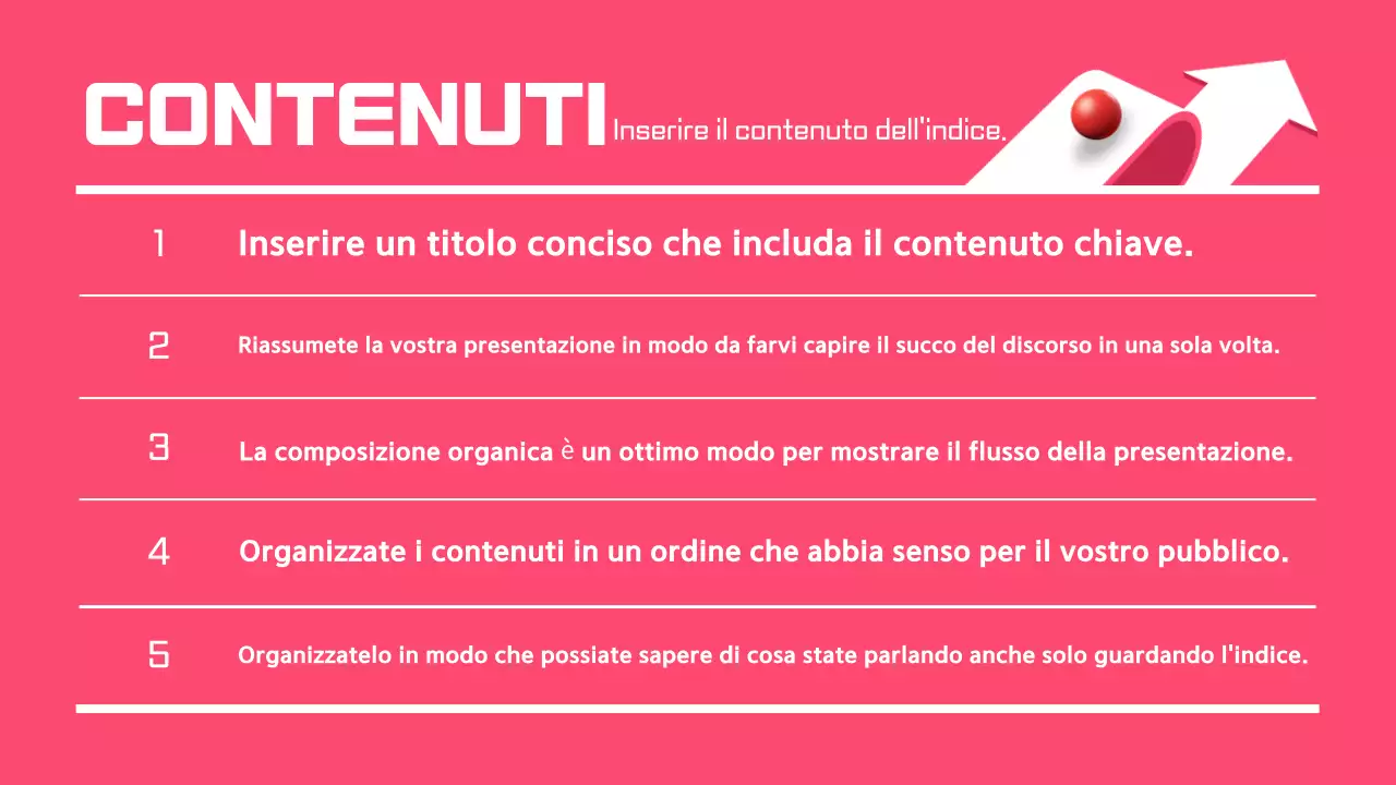 Descrizione del design moderno rosa