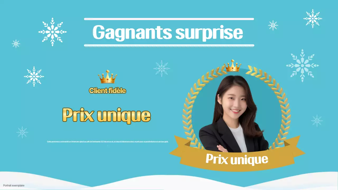 Bleu clair Célébration simple de fin d'année