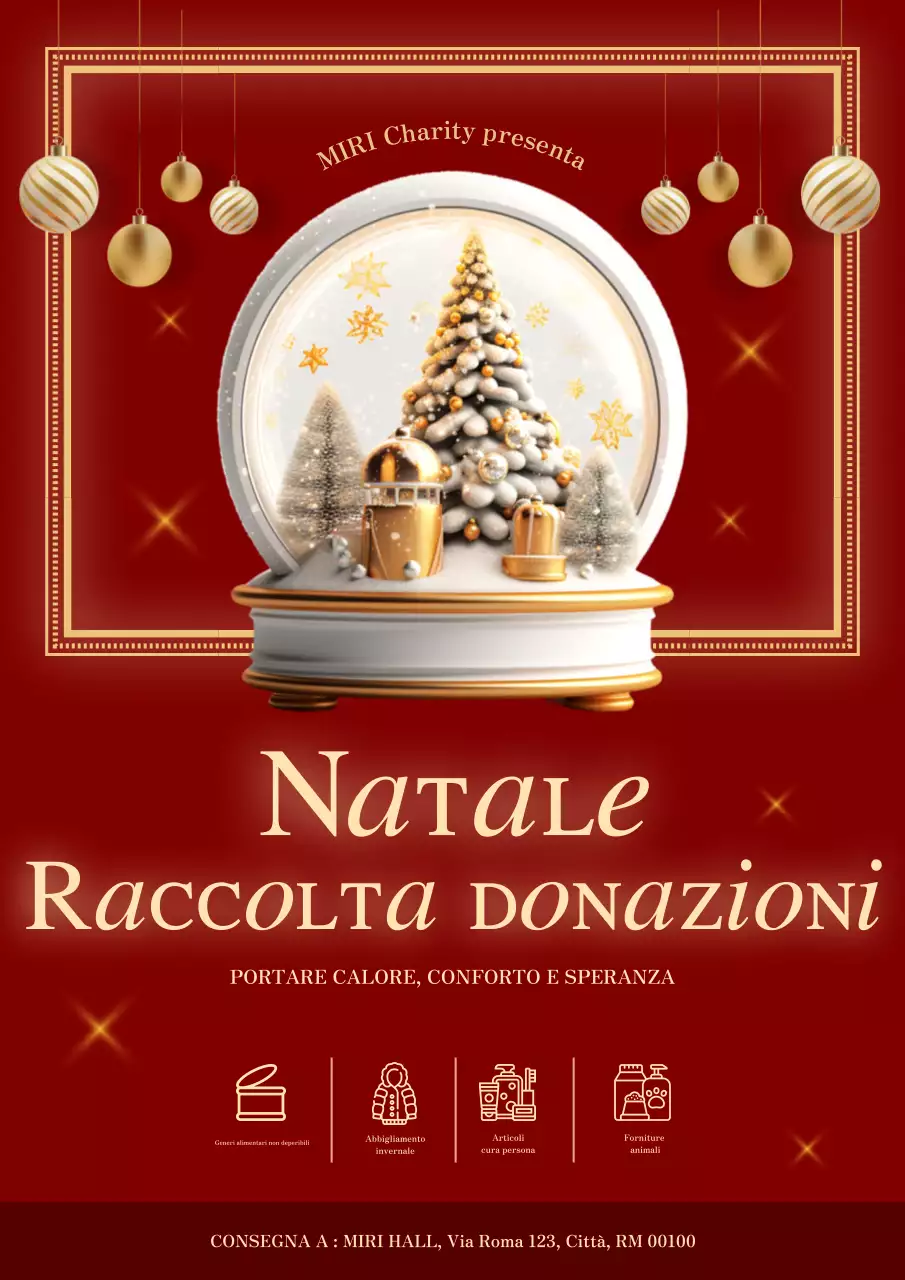 promozione natalizia tradizionale rossa