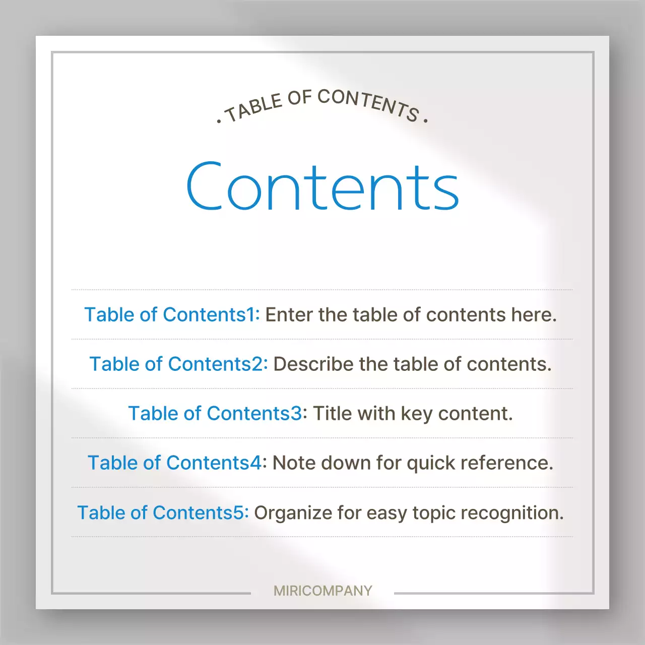 White Minimal Card Layout Instagram Carousel