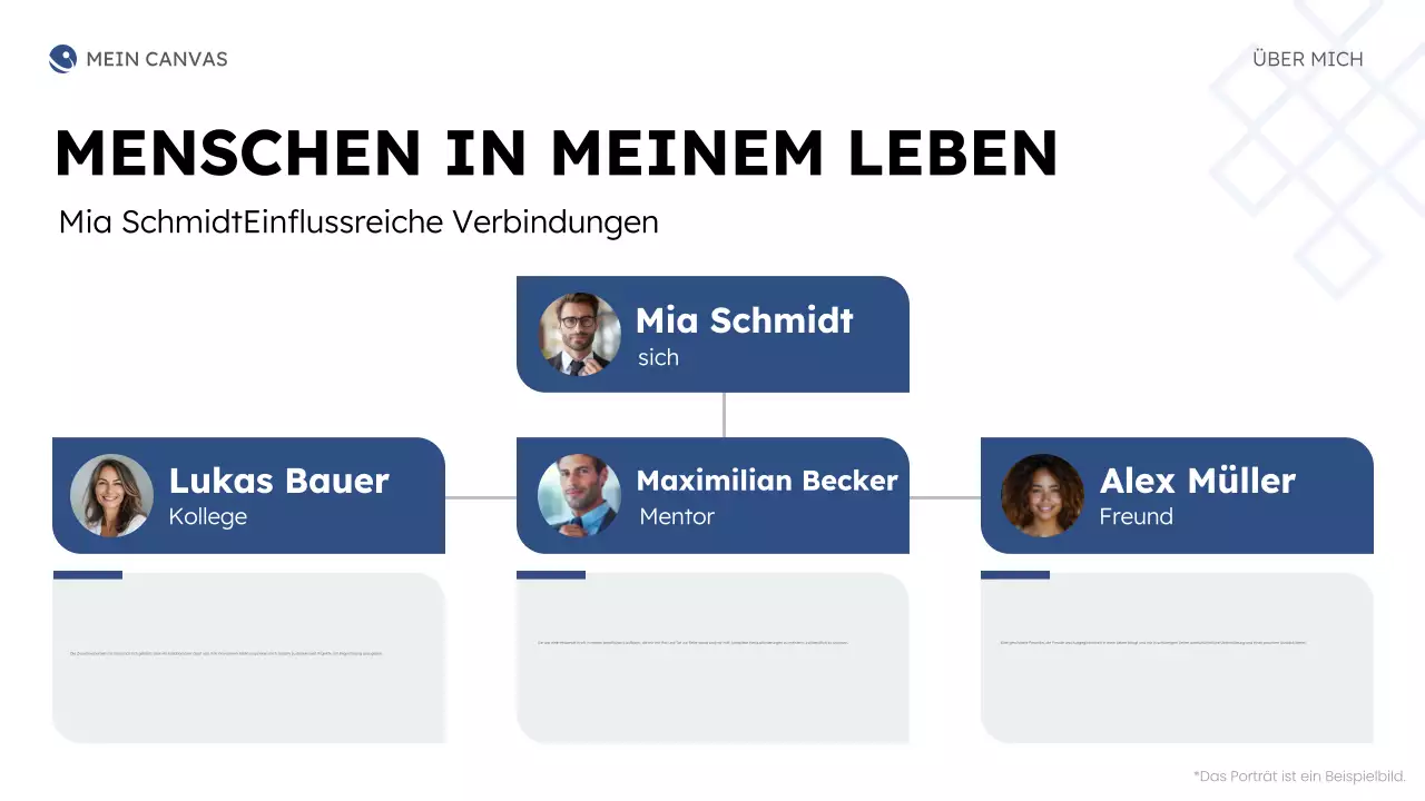 blue modern about me business