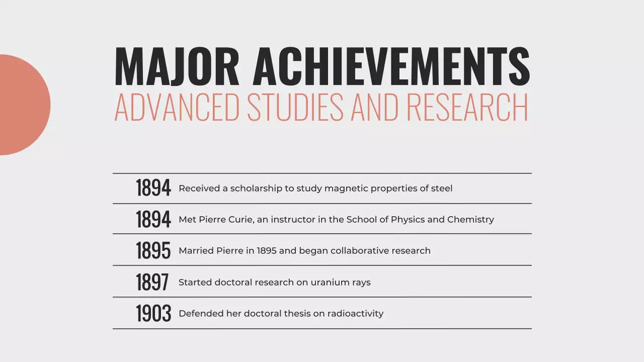 Grey Professional Biography Presentation