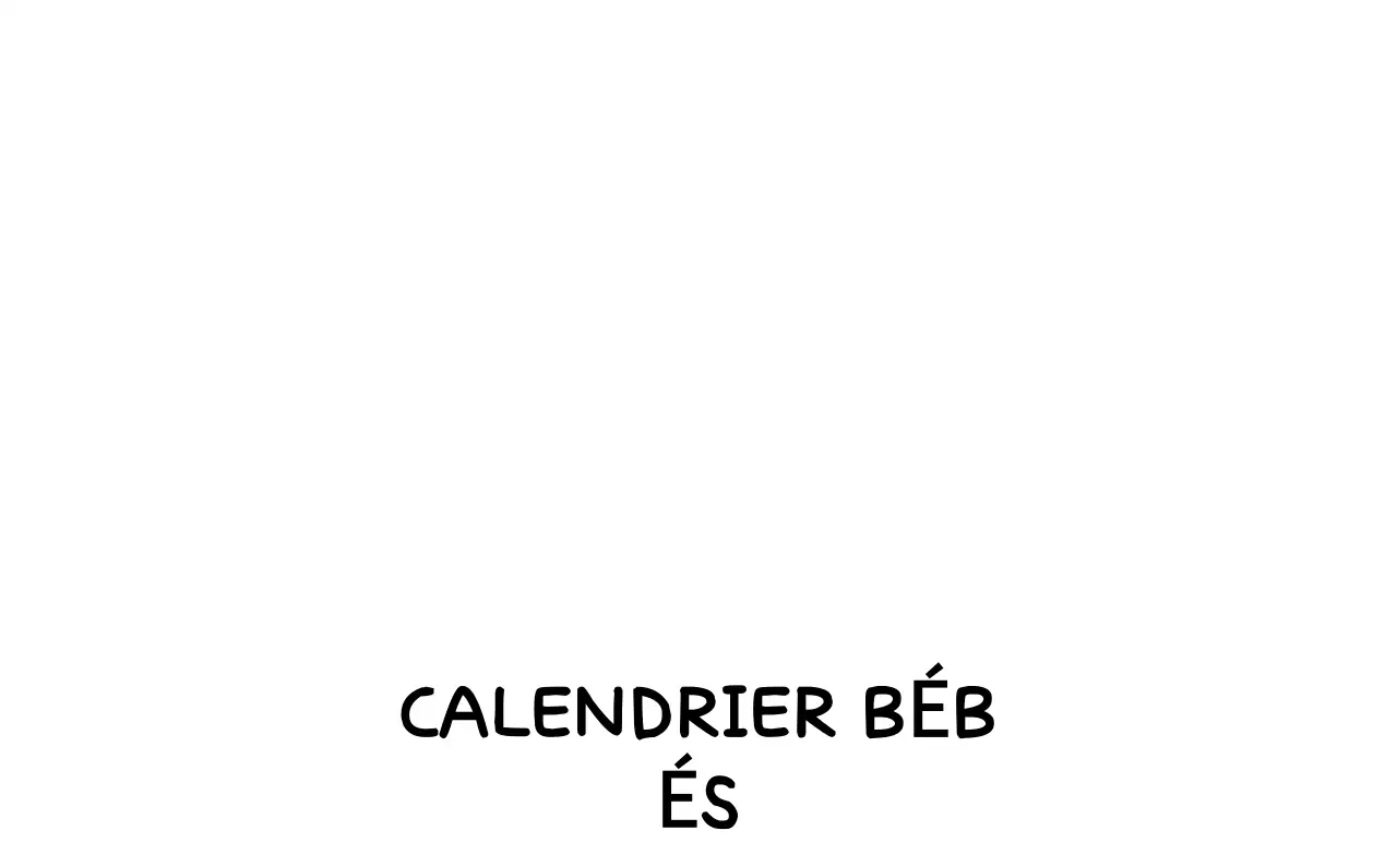 Calendrier photo avec dessin mignon