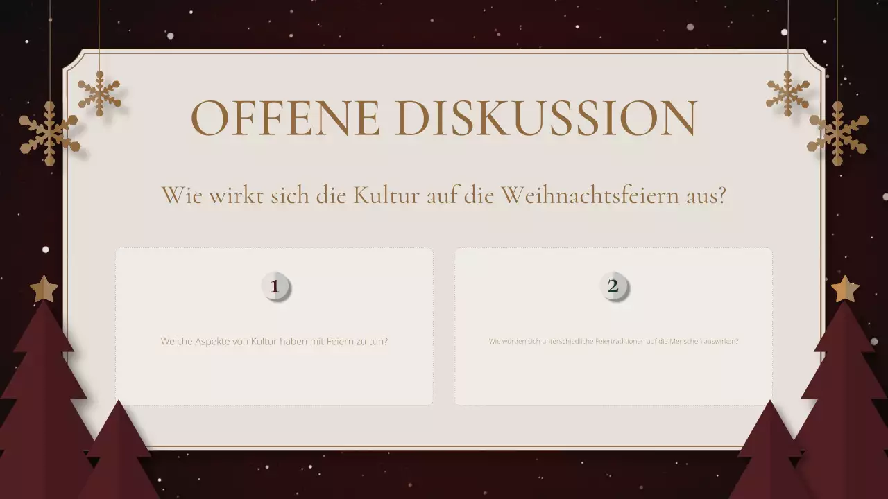 grüne traditionelle Feiertagspräsentation