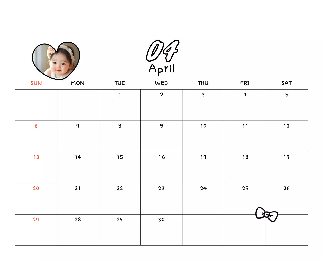 Kalender Foto Lucu Kuning