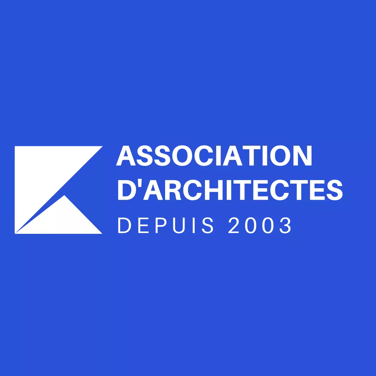 Libellé du logo moderne bleu