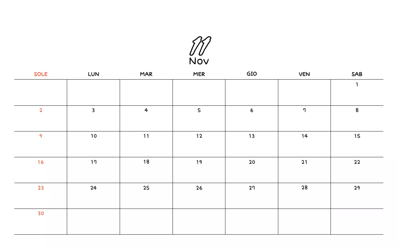 Calendario fotografico con disegno carino