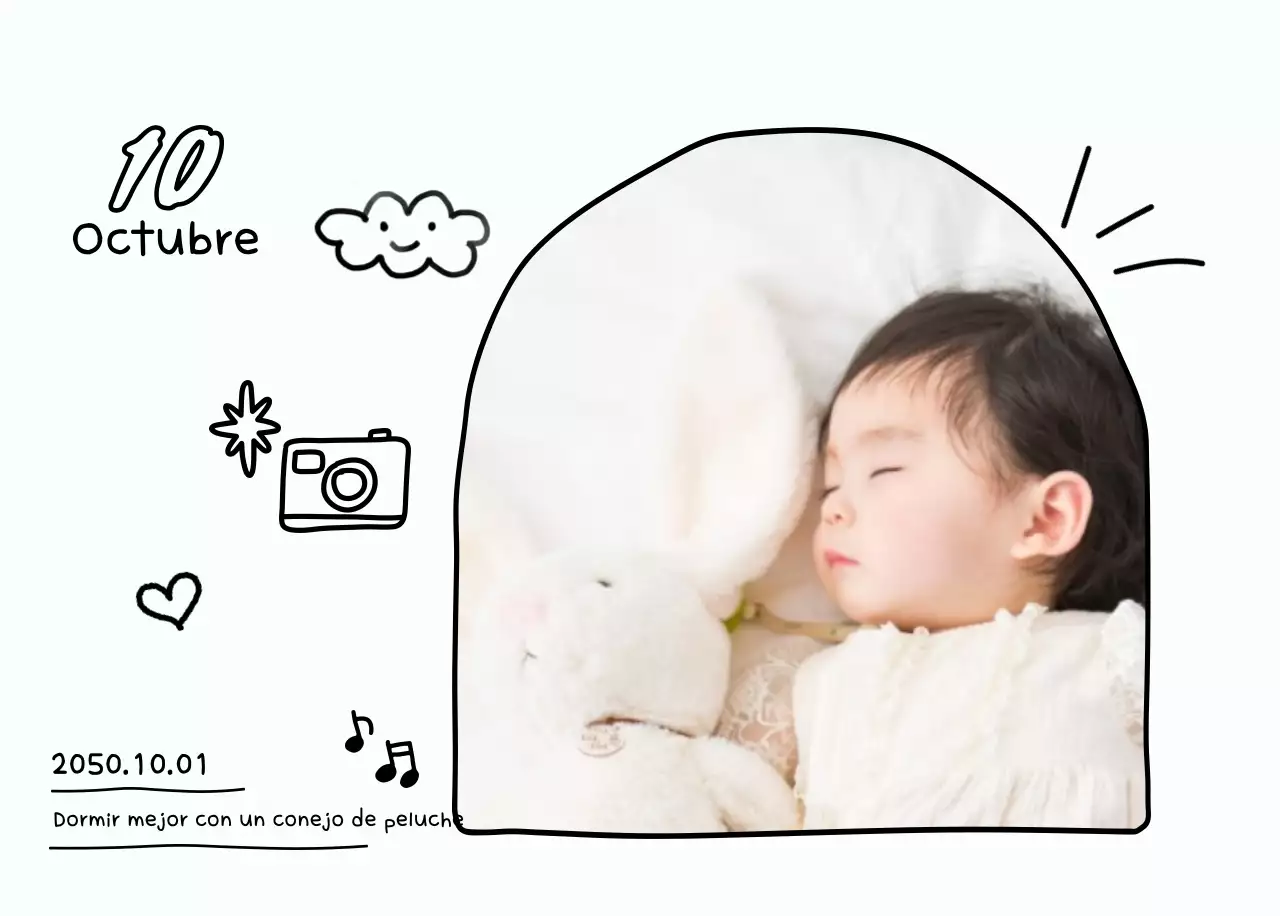 Bonito calendario con fotos de Año Nuevo