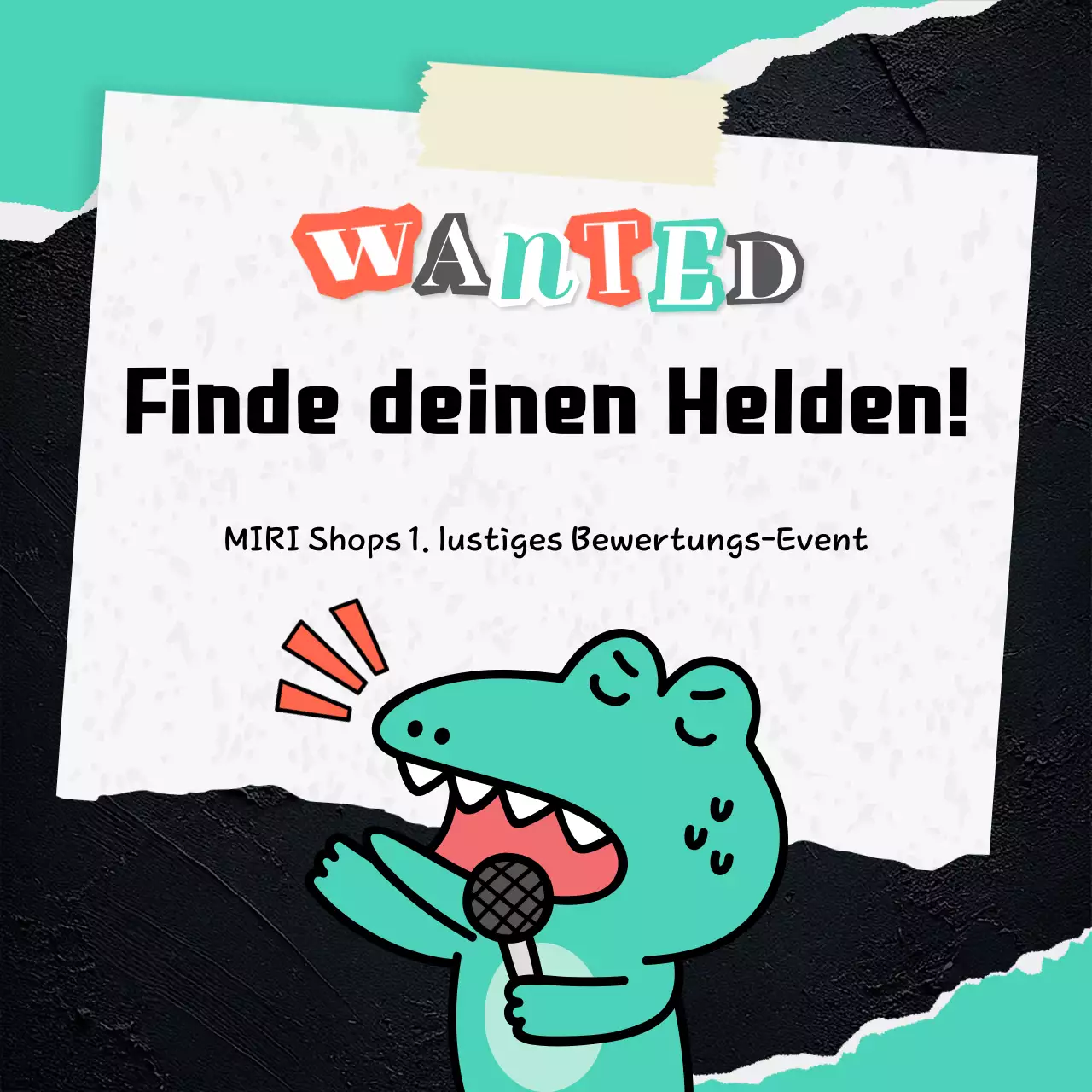 Ankündigung des Mint Gag Events