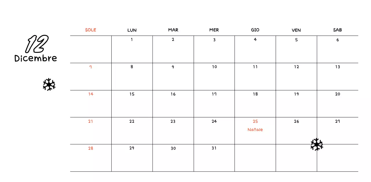 Festeggiare il nuovo anno in bianco