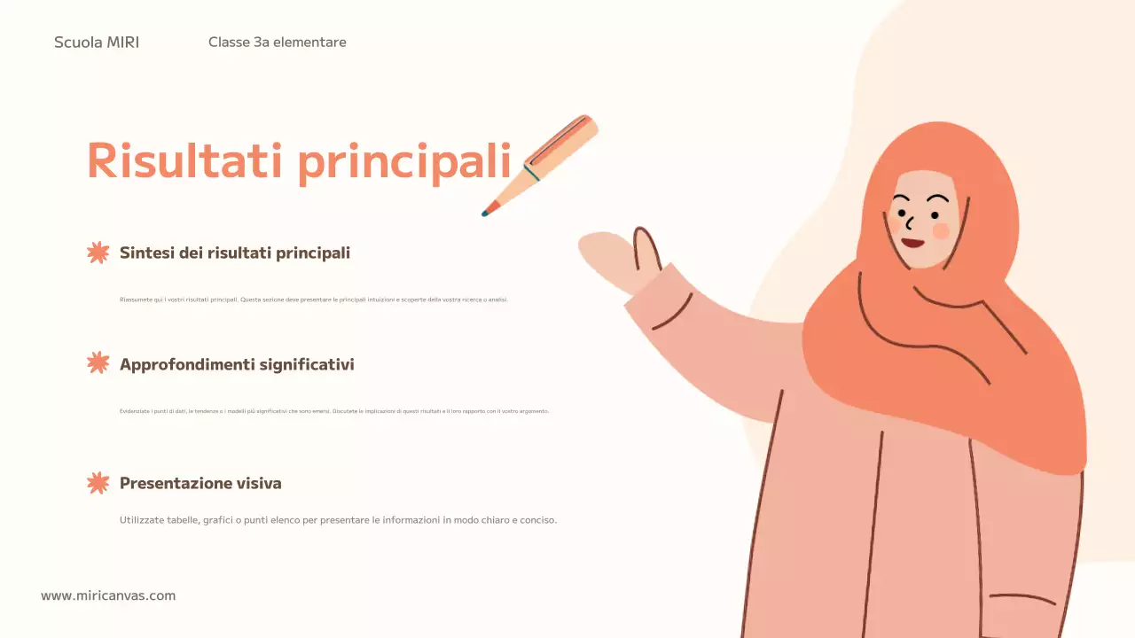 classe di educazione alla tendenza arancione