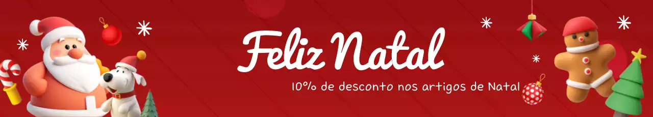 Promova os seus eventos festivos em vermelho e branco