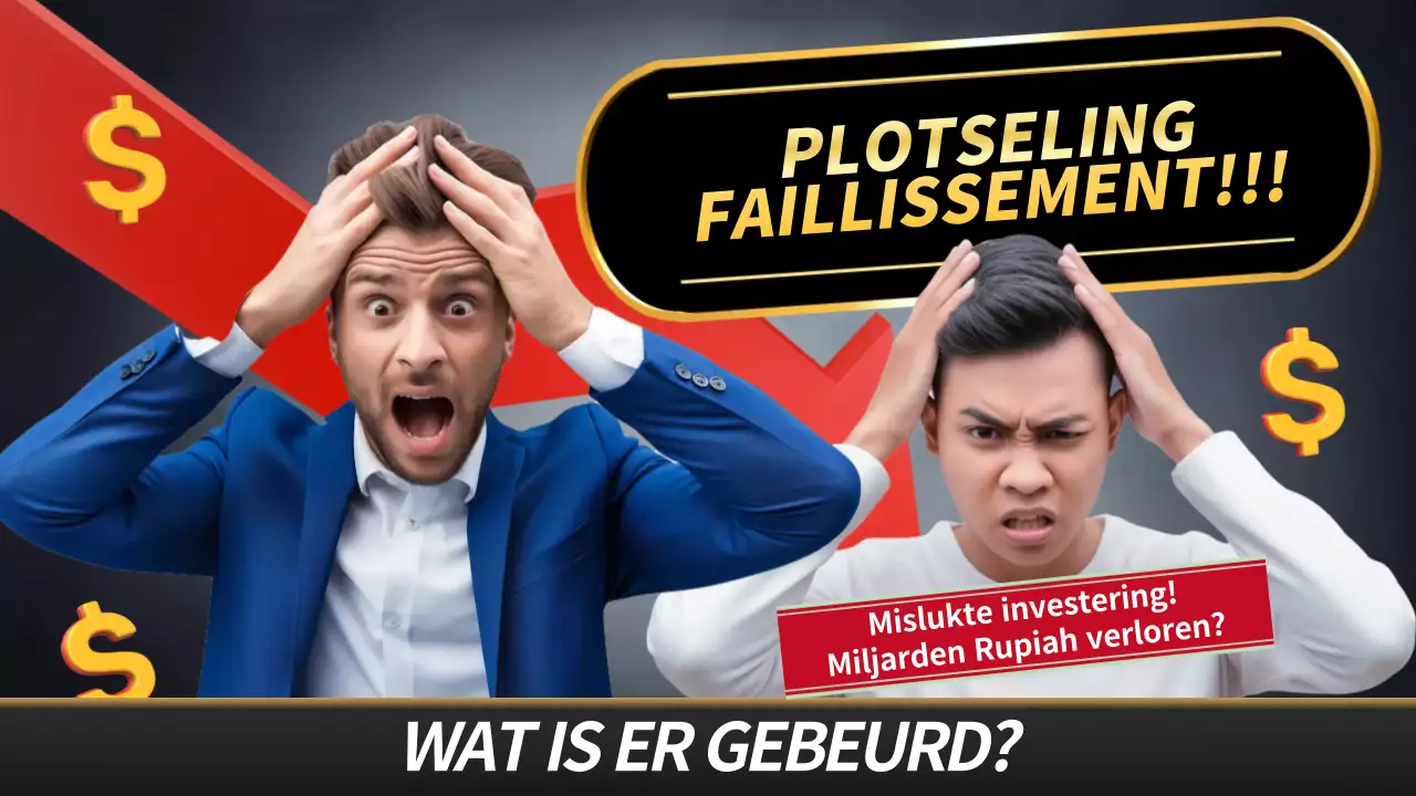 red bold financiële aankondiging