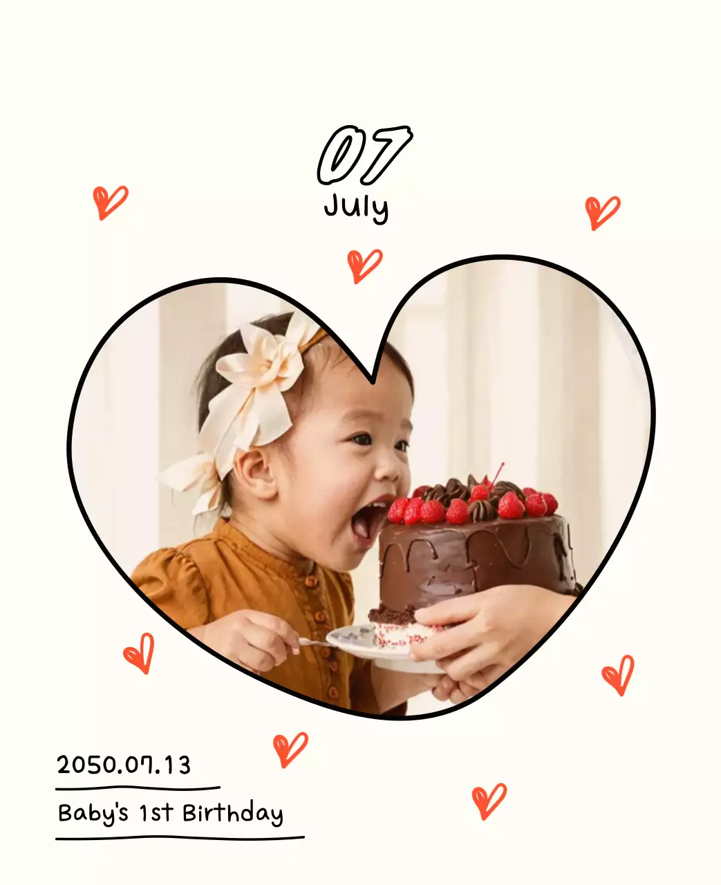 Kalender Tahun Baru yang menggemaskan