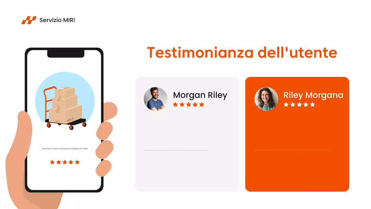 introduzione al servizio moderno arancione