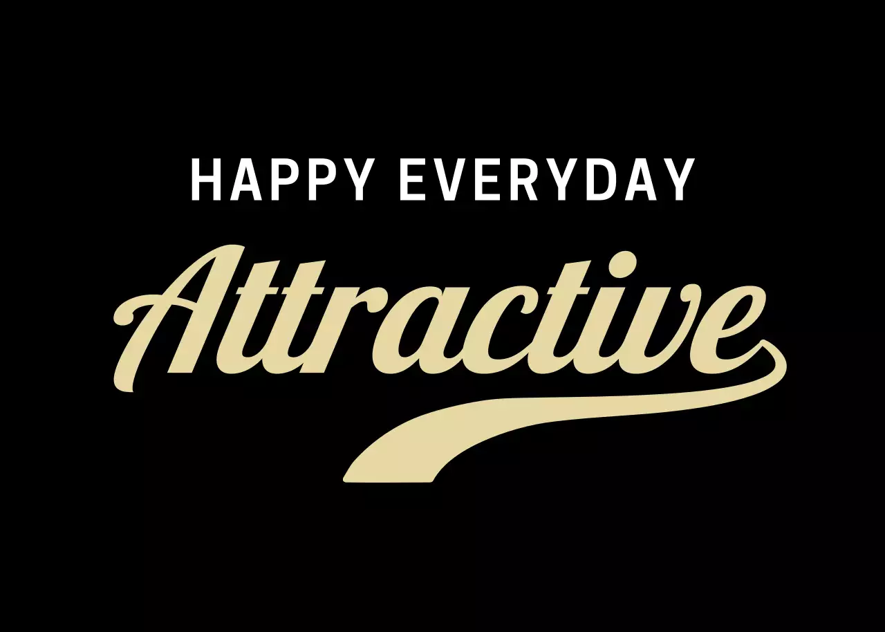 Tipografi tulisan tangan dalam warna krem